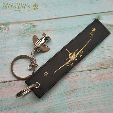 Pilot Flight Crew 1 PC Metal Plane Key Rings THE AVIATOR